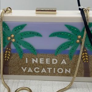 Kate spade need a vacation make it mine Riley bag